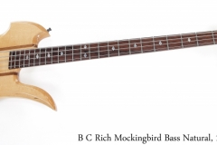 B C Rich Mockingbird Bass Natural, 1980 Full Front View