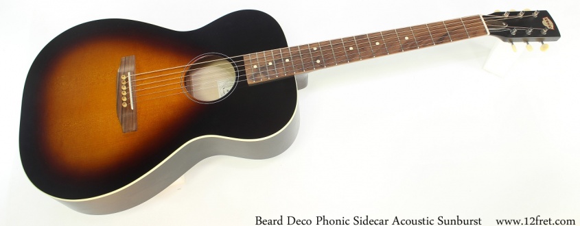 Beard Deco Phonic Sidecar Acoustic Sunburst Full Front View