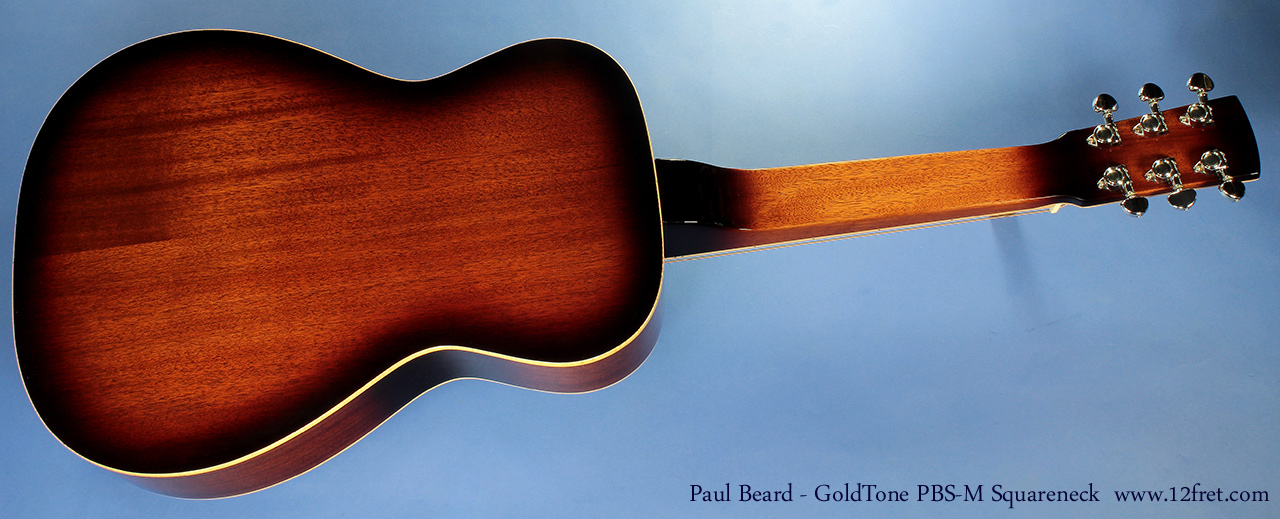 Paul Beard - GoldTone PBS-M Squareneck full rear