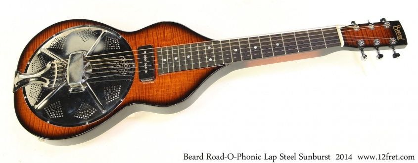 Beard Road-O-Phonic Lap Steel Sunburst 2014 Full Front View