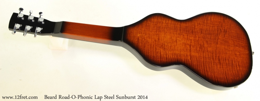Beard Road-O-Phonic Lap Steel Sunburst 2014 Full Rear View