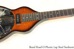Beard Road-O-Phonic Lap Steel Sunburst 2014 Full Front View