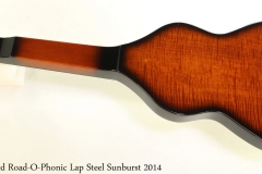 Beard Road-O-Phonic Lap Steel Sunburst 2014 Full Rear View