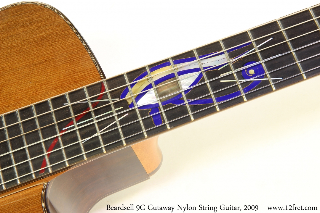 Beardsell 9C Cutaway Nylon String Guitar, 2009 Eye of Horus Inlay