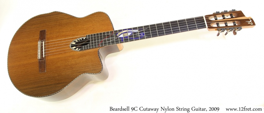 Beardsell 9C Cutaway Nylon String Guitar, 2009 Full Front View