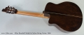 Allan Beardsell Model 9c Nylon String Guitar, 2009 Full Rear View