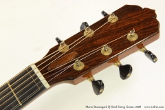 Mario Beauregard SJ Steel String Guitar, 2008   Head Front View