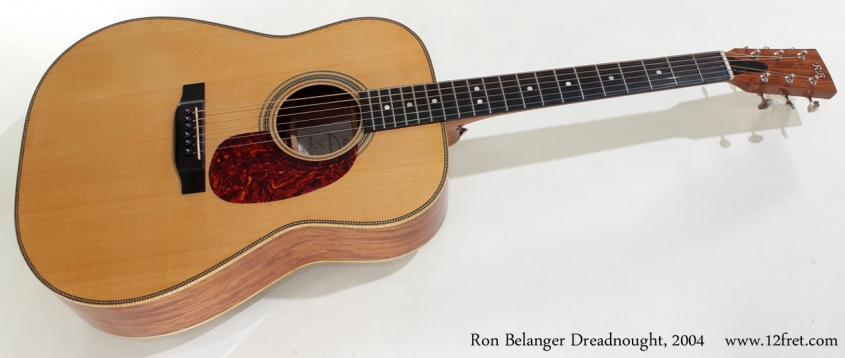 Ron Belanger Bubinga Dreadnought 2004 full front view