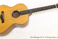 Ron Belanger M-12 12 String Guitar, 2008    Full Front View