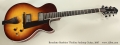 Benedetto Bambino Thinline Archtop Guitar, 2007 Full Front View