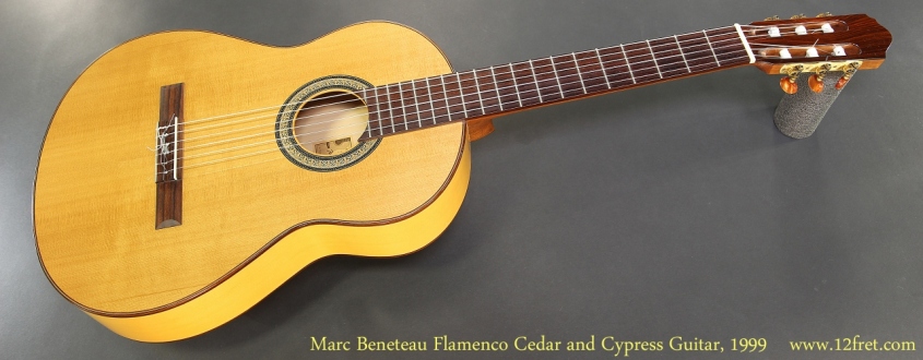 Marc Beneteau Flamenco Cedar and Cypress Guitar, 1999 Full Front View