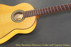 Marc Beneteau Flamenco Cedar and Cypress Guitar, 1999 Full Front View