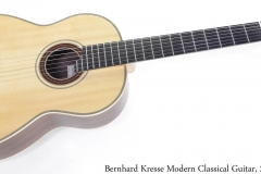 Bernhard Kresse Modern Classical Guitar, 2003 Full Front View