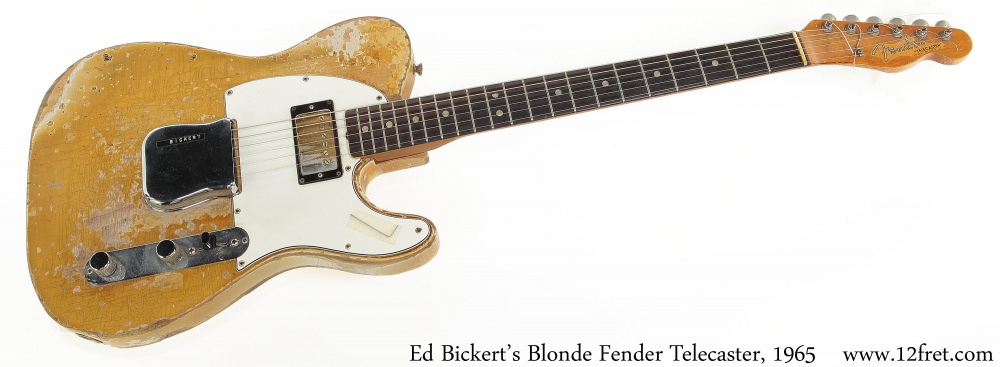 Ed Bickert's Blonde Fender Telecaster, 1965 Full Front View