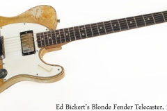 Ed Bickert's Blonde Fender Telecaster, 1965 Full Front View