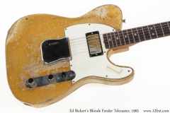 Ed Bickert's Blonde Fender Telecaster, 1965 Top View