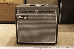 Mesa Boogie Fillmore 25 1x12 Combo Full Front View