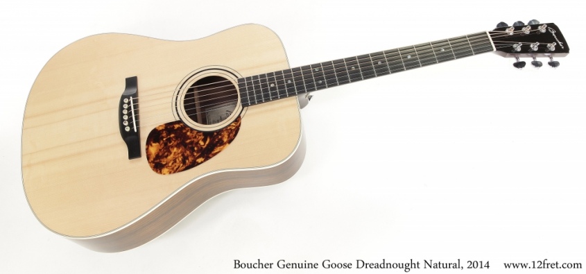 Boucher Genuine Goose Dreadnought Natural, 2014 Full Front View