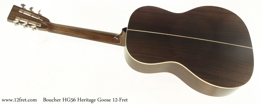 Boucher HG56 Heritage Goose 12-Fret Full Rear View