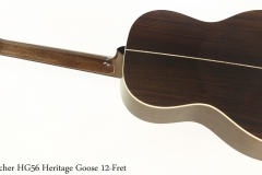 Boucher HG56 Heritage Goose 12-Fret Full Rear View