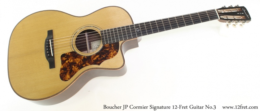 Boucher JP Cormier Signature 12-Fret Guitar No.3 Full Rear View