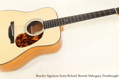 Boucher Signature Series Richard Bennett Mahogany Dreadnought   Full Front VIew