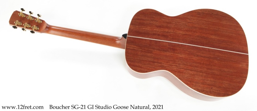 Boucher SG-21 GI Studio Goose Natural, 2021 Full Rear View