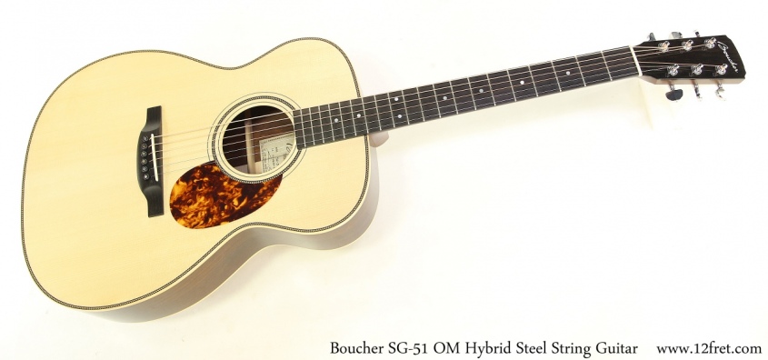 Boucher SG51 OM Hybrid Steel String Guitar Full Front View