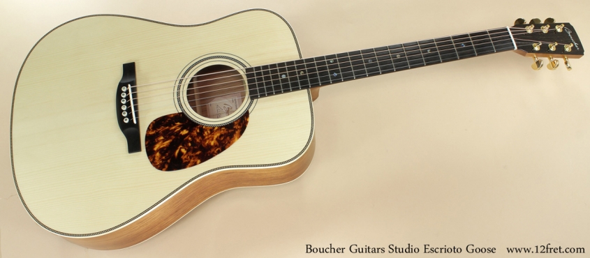 Boucher Guitars Studio Escrito Goose full front view