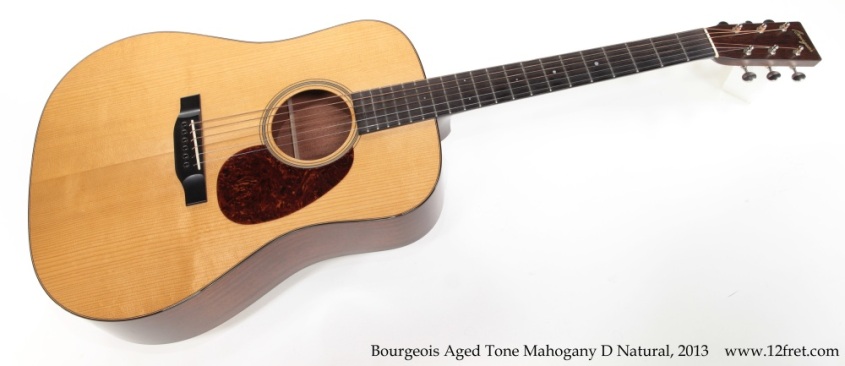 Bourgeois Mahogany D Aged Tone Natural, 2013 Full Front View