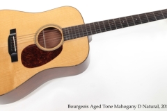 Bourgeois Aged Tone Mahogany D Natural, 2013 Full Front View