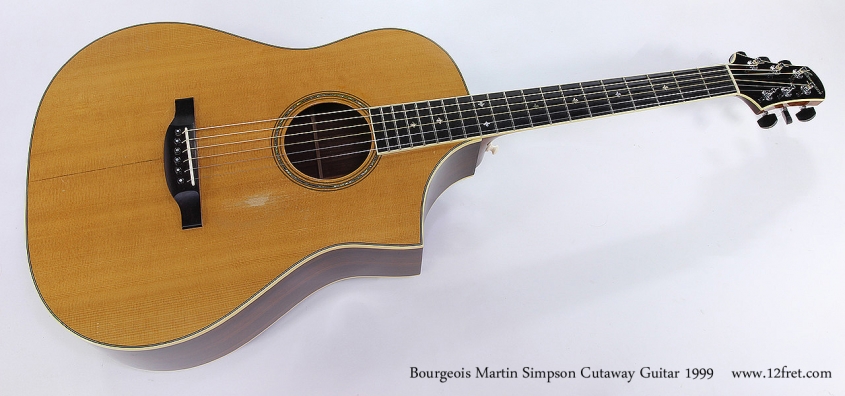 Bourgeois Martin Simpson Cutaway Guitar 1999 Full Front View