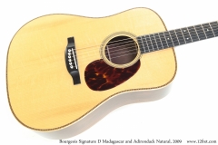 Bourgeois Signature D Madagascar and Adirondack Natural, 2009 Top View