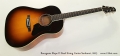 Bourgeois Slope D Steel String Guitar Sunburst, 2003 Full Front View