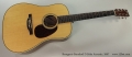 Bourgeois Standard D Sitka Acoustic, 2007 Full Front View