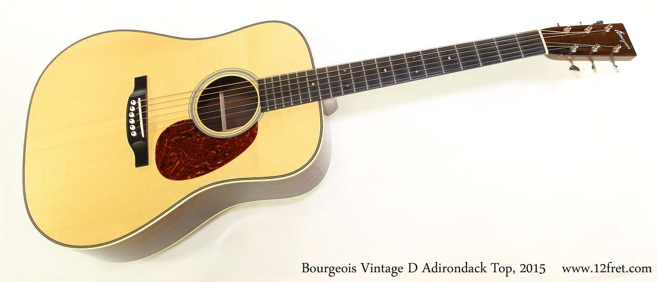 Bourgeois Vintage D Adirondack Top, 2015 Full Front View