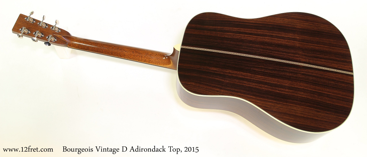 Bourgeois Vintage D Adirondack Top, 2015   Full Rear View