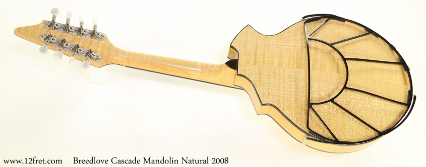 Breedlove Cascade Mandolin Natural 2008  Full Rear View