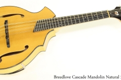 Breedlove Cascade Mandolin Natural 2008   Full Front View