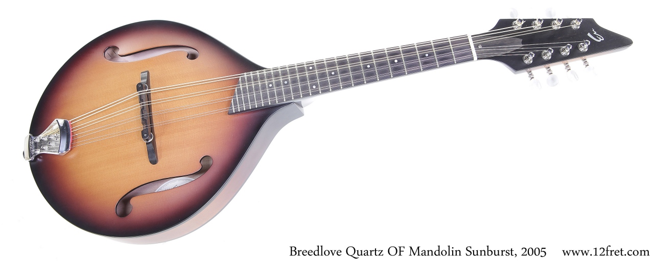 Breedlove Quartz OF Mandolin Sunburst, 2005 Full Front View