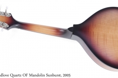 Breedlove Quartz OF Mandolin Sunburst, 2005 Full Rear View