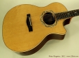 Brian Kingston Cutaway Acoustic 2012 top