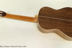 Bruce Haines Classical Guitar, 2017  Full Rear View