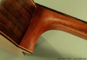 Bruce West Rosewood Classical Guitar Traditional Oil Finish, 2010 Heel View