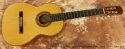 Bruce West Spruce Top Classical Guitar 2013 full front view