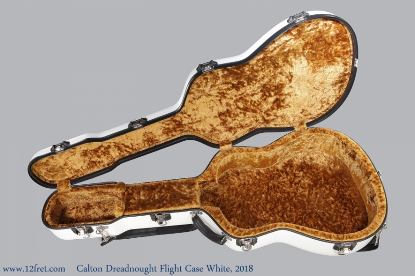 Calton Dreadnought Flight Case White, 2018 Open View