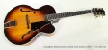 Campellone Standard Series Archtop Guitar Sunburst, 2010 Full Front View