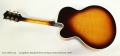 Campellone Standard Series Archtop Guitar Sunburst, 2010 Full Rear View