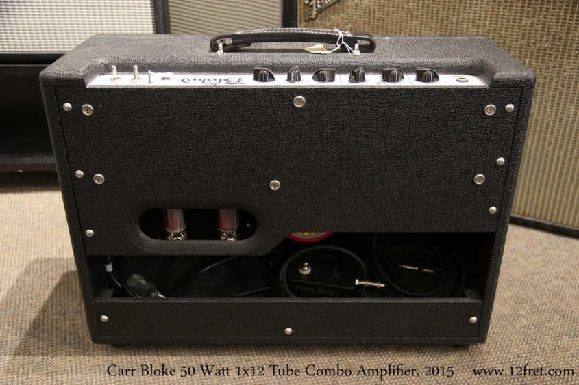 Carr Bloke 50 Watt 1x12 Tube Combo Amplifier, 2015  Full Rear View