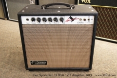 Carr Sportsman 19 Watt 1x12 Amplifier, 2013  Full Front View